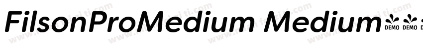FilsonProMedium Medium字体转换